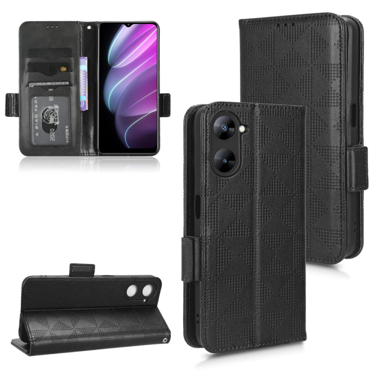 Symmetrical Triangle Leather Phone Case, For Realme V30 / V30T 5G, For Nokia G22 4G, For Xiaomi Redmi Note 12 4G Global