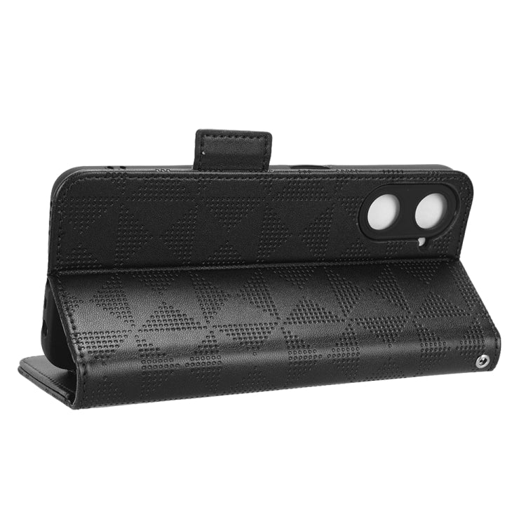 Symmetrical Triangle Leather Phone Case, For Realme V30 / V30T 5G, For Nokia G22 4G, For Xiaomi Redmi Note 12 4G Global
