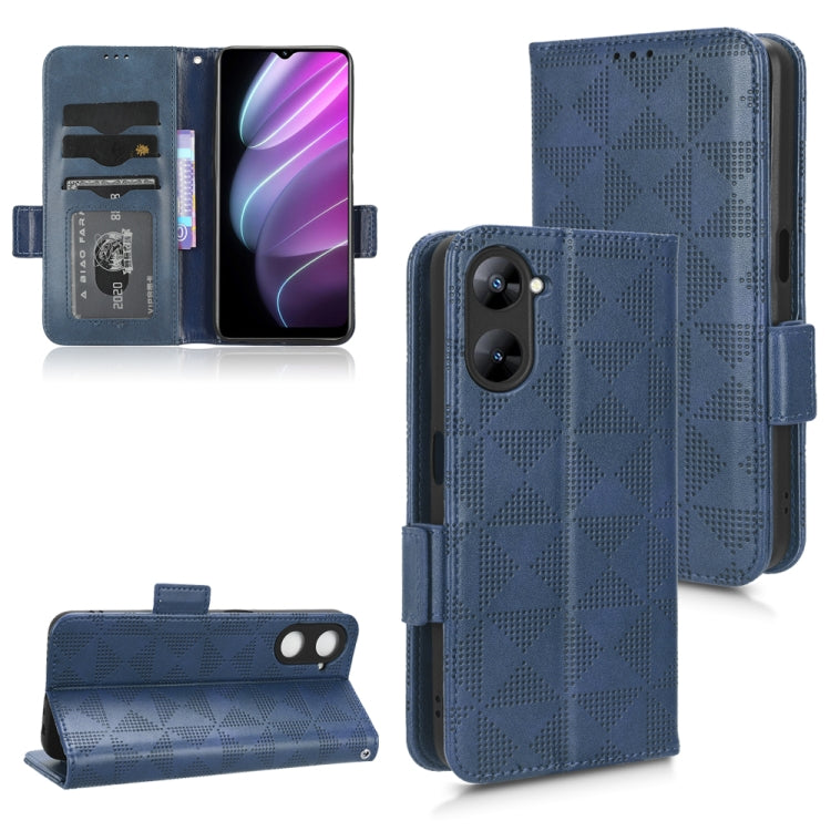 Symmetrical Triangle Leather Phone Case, For Realme V30 / V30T 5G, For Nokia G22 4G, For Xiaomi Redmi Note 12 4G Global