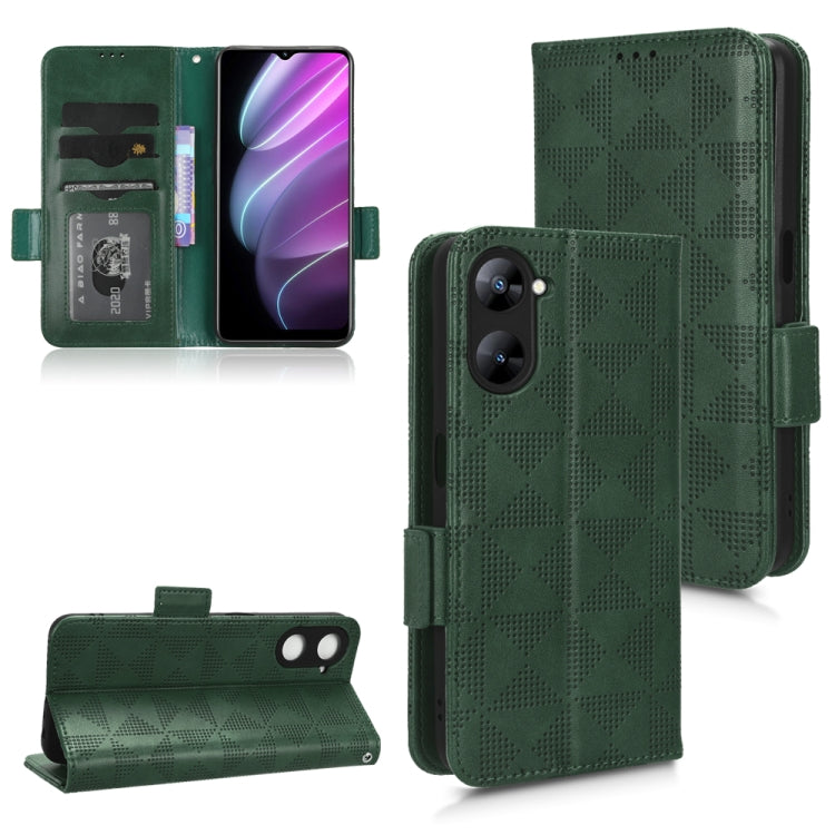 Symmetrical Triangle Leather Phone Case, For Realme V30 / V30T 5G, For Nokia G22 4G, For Xiaomi Redmi Note 12 4G Global