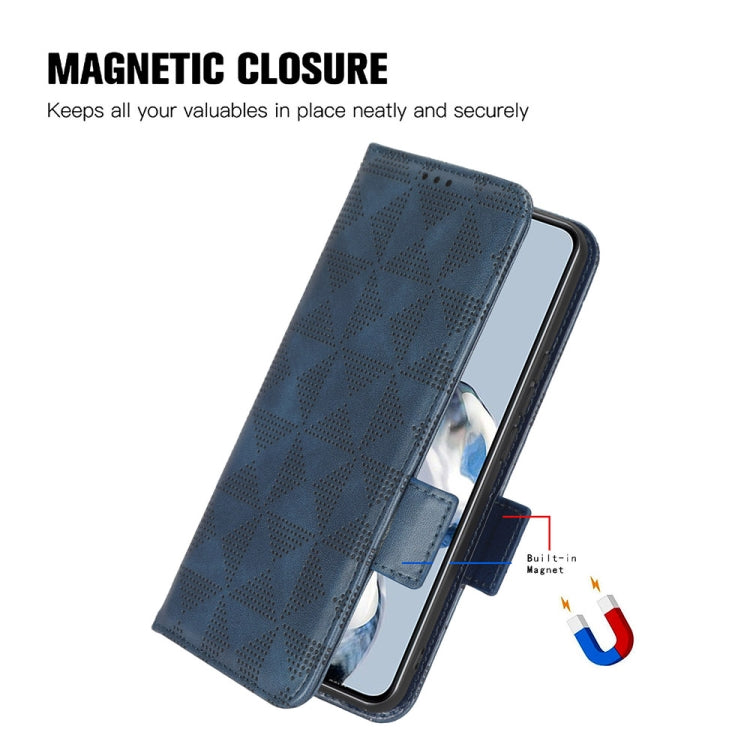 Symmetrical Triangle Leather Phone Case, For Realme V30 / V30T 5G, For Nokia G22 4G, For Xiaomi Redmi Note 12 4G Global
