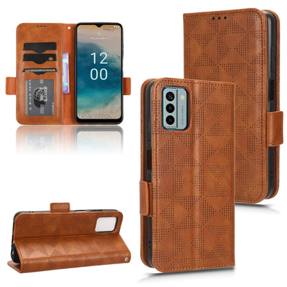 Symmetrical Triangle Leather Phone Case, For Realme V30 / V30T 5G, For Nokia G22 4G, For Xiaomi Redmi Note 12 4G Global