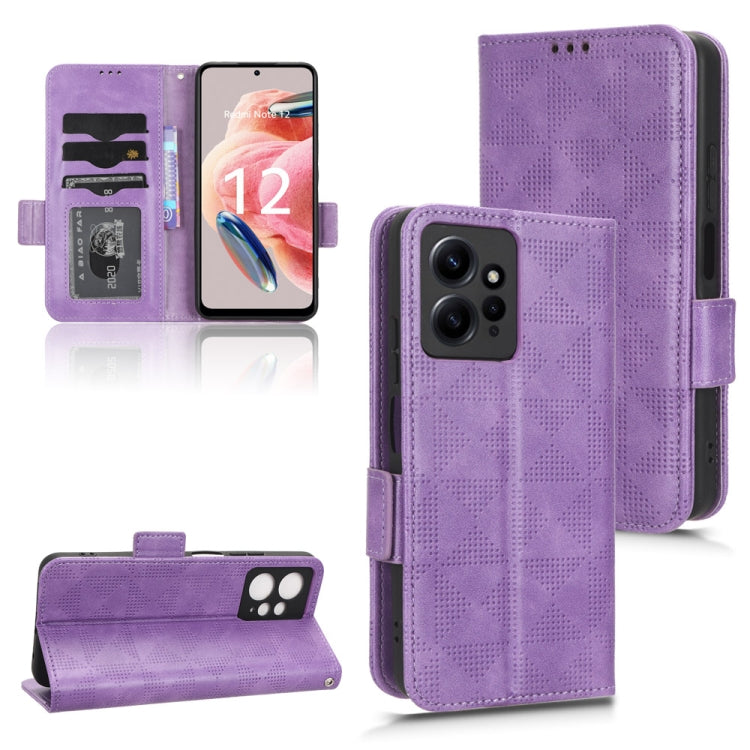 Symmetrical Triangle Leather Phone Case, For Realme V30 / V30T 5G, For Nokia G22 4G, For Xiaomi Redmi Note 12 4G Global