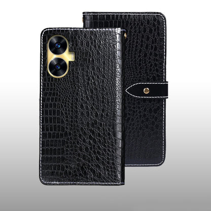 idewei Crocodile Texture Leather Phone Case, For T-Mobile REVVL 6 5G, For OPPO A78 5G Global/A58x/A58 5G, For Realme C55 4G, For Realme GT3 5G Global/GT Neo 5 5G, For Sharp Rouvo V