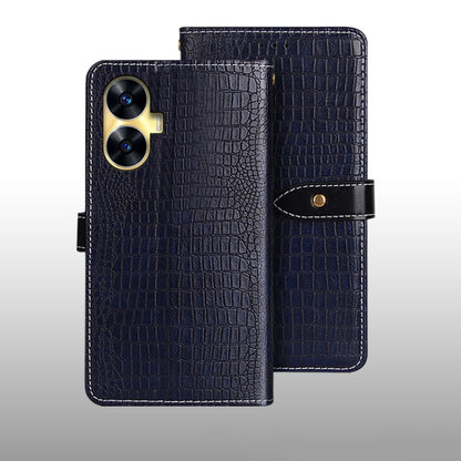 idewei Crocodile Texture Leather Phone Case, For T-Mobile REVVL 6 5G, For OPPO A78 5G Global/A58x/A58 5G, For Realme C55 4G, For Realme GT3 5G Global/GT Neo 5 5G, For Sharp Rouvo V