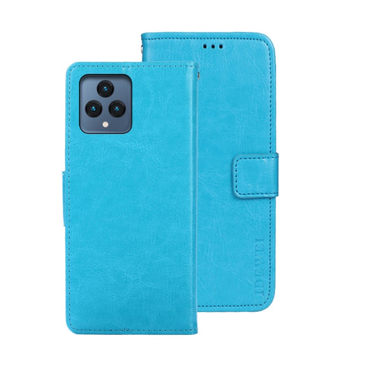 idewei Crazy Horse Texture Leather Phone Case with Holder, For T-Mobile REVVL 6 5G, For Motorola Moto G23/G13, For Motorola Moto G73, For OPPO A78 5G Global/A58x/A58 5G, For Realme C55 4G, For Realme GT3 5G Global/GT Neo 5 5G, For Sharp Rouvo V