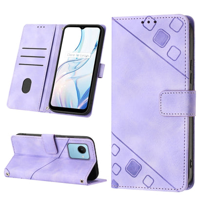 Skin-feel Embossed Leather Phone Case, For Realme C30s, For Xiaomi Redmi Note 12 4G Global, For Samsung Galaxy Note8, For Samsung Galaxy Note9, For Samsung Galaxy Note10 Pro / Note10 Pro 5G / Note10+, For Samsung Galaxy Note10 / Note10 5G              ...