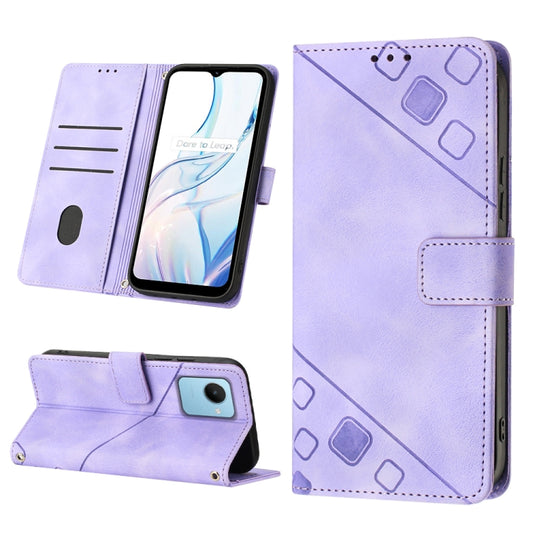 Skin-feel Embossed Leather Phone Case, For Realme C30s, For Xiaomi Redmi Note 12 4G Global, For Samsung Galaxy Note8, For Samsung Galaxy Note9, For Samsung Galaxy Note10 Pro / Note10 Pro 5G / Note10+, For Samsung Galaxy Note10 / Note10 5G              ...