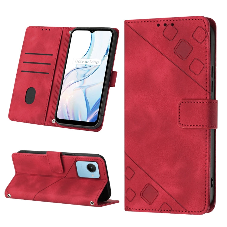 Skin-feel Embossed Leather Phone Case, For Realme C30s, For Xiaomi Redmi Note 12 4G Global, For Samsung Galaxy Note8, For Samsung Galaxy Note9, For Samsung Galaxy Note10 Pro / Note10 Pro 5G / Note10+, For Samsung Galaxy Note10 / Note10 5G              ...
