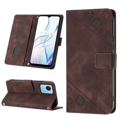 Skin-feel Embossed Leather Phone Case, For Realme C30s, For Xiaomi Redmi Note 12 4G Global, For Samsung Galaxy Note8, For Samsung Galaxy Note9, For Samsung Galaxy Note10 Pro / Note10 Pro 5G / Note10+, For Samsung Galaxy Note10 / Note10 5G              ...