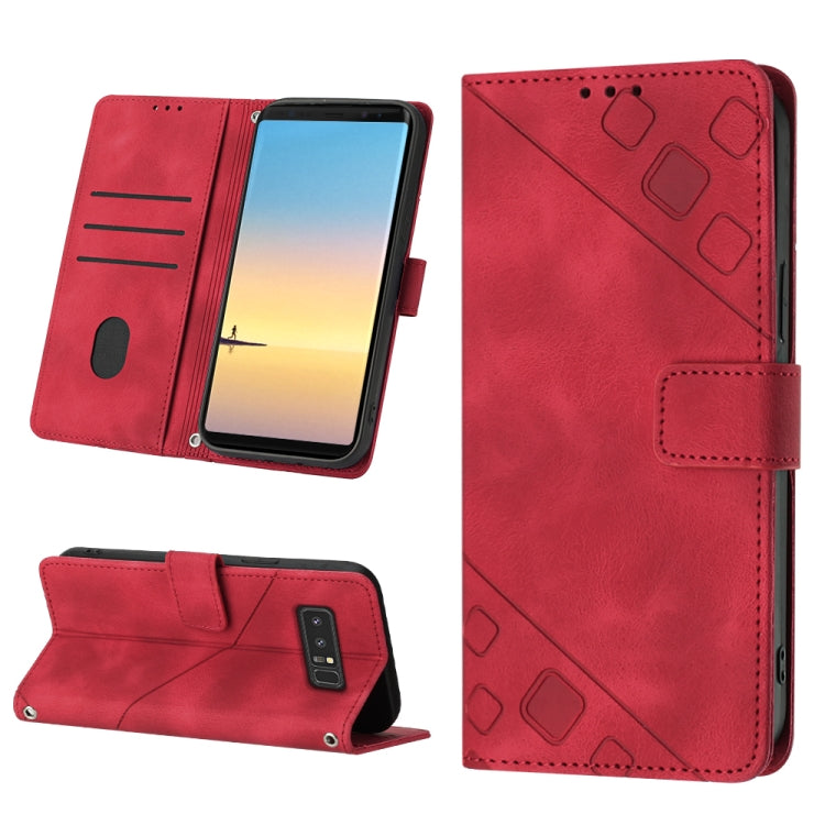 Skin-feel Embossed Leather Phone Case, For Realme C30s, For Xiaomi Redmi Note 12 4G Global, For Samsung Galaxy Note8, For Samsung Galaxy Note9, For Samsung Galaxy Note10 Pro / Note10 Pro 5G / Note10+, For Samsung Galaxy Note10 / Note10 5G              ...