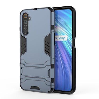 PC + TPU Shockproof Protective Case with Invisible Holder, For OPPO Realme 6, For Huawei Honor Play 4T
