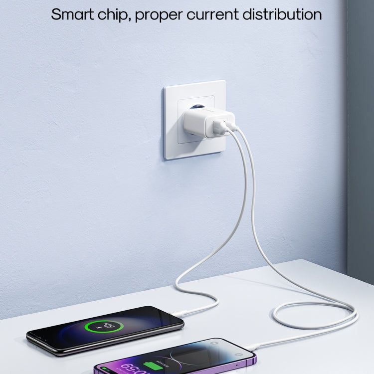 J0YROOM TCF05 20W USB+USB-C/Type-C Fast Charger