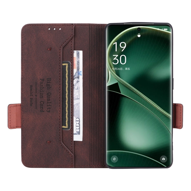 Magnetic Clasp Flip Leather Phone Case, For OPPO Find X6, For OPPO Find X6 Pro, For Realme V30 / V30t 5G, For Samsung Galaxy M14 5G
