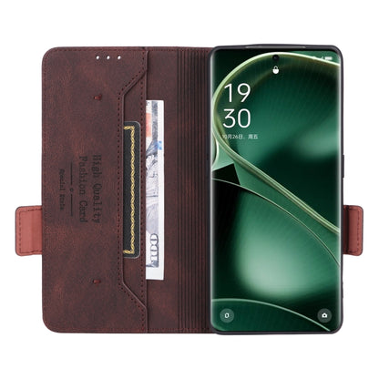Magnetic Clasp Flip Leather Phone Case, For OPPO Find X6, For OPPO Find X6 Pro, For Realme V30 / V30t 5G, For Samsung Galaxy M14 5G