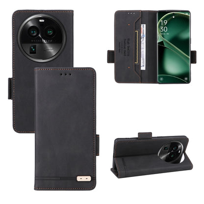 Magnetic Clasp Flip Leather Phone Case, For OPPO Find X6, For OPPO Find X6 Pro, For Realme V30 / V30t 5G, For Samsung Galaxy M14 5G