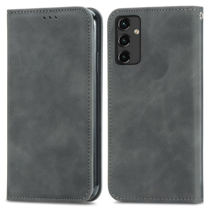 Retro Skin Feel Magnetic Leather Phone Case, For Samsung Galaxy A14 5G, For Samsung Galaxy A54 5G, For Honor Magic5 Lite, For Kyocera Android One S10, For Realme C55, For Xiaomi 13 Lite