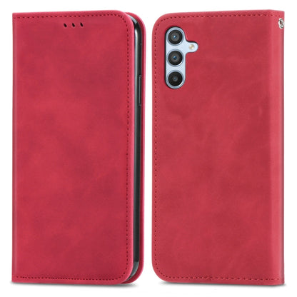 Retro Skin Feel Magnetic Leather Phone Case, For Samsung Galaxy A14 5G, For Samsung Galaxy A54 5G, For Honor Magic5 Lite, For Kyocera Android One S10, For Realme C55, For Xiaomi 13 Lite
