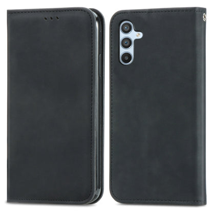 Retro Skin Feel Magnetic Leather Phone Case, For Samsung Galaxy A14 5G, For Samsung Galaxy A54 5G, For Honor Magic5 Lite, For Kyocera Android One S10, For Realme C55, For Xiaomi 13 Lite