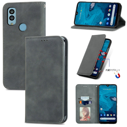Retro Skin Feel Magnetic Leather Phone Case, For Samsung Galaxy A14 5G, For Samsung Galaxy A54 5G, For Honor Magic5 Lite, For Kyocera Android One S10, For Realme C55, For Xiaomi 13 Lite