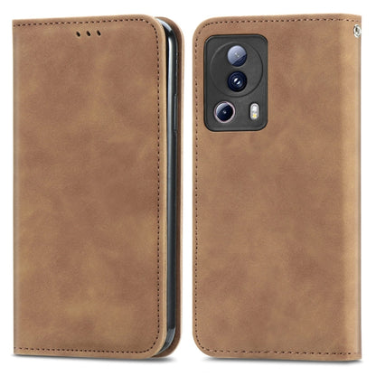 Retro Skin Feel Magnetic Leather Phone Case, For Samsung Galaxy A14 5G, For Samsung Galaxy A54 5G, For Honor Magic5 Lite, For Kyocera Android One S10, For Realme C55, For Xiaomi 13 Lite