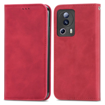 Retro Skin Feel Magnetic Leather Phone Case, For Samsung Galaxy A14 5G, For Samsung Galaxy A54 5G, For Honor Magic5 Lite, For Kyocera Android One S10, For Realme C55, For Xiaomi 13 Lite