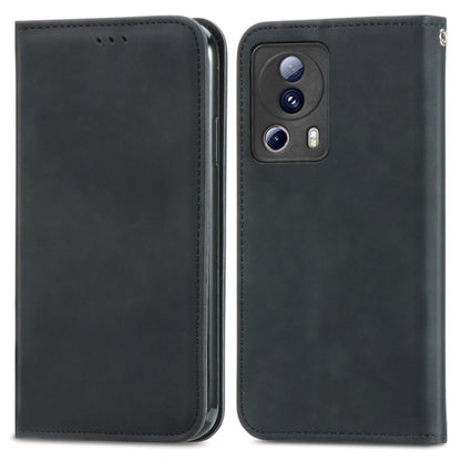 Retro Skin Feel Magnetic Leather Phone Case, For Samsung Galaxy A14 5G, For Samsung Galaxy A54 5G, For Honor Magic5 Lite, For Kyocera Android One S10, For Realme C55, For Xiaomi 13 Lite