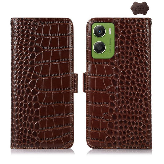 Crocodile Top Layer Cowhide Leather Phone Case