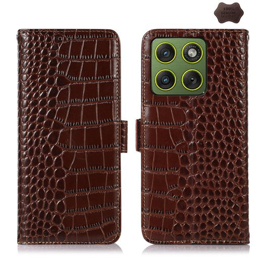 Crocodile Top Layer Cowhide Leather Phone Case