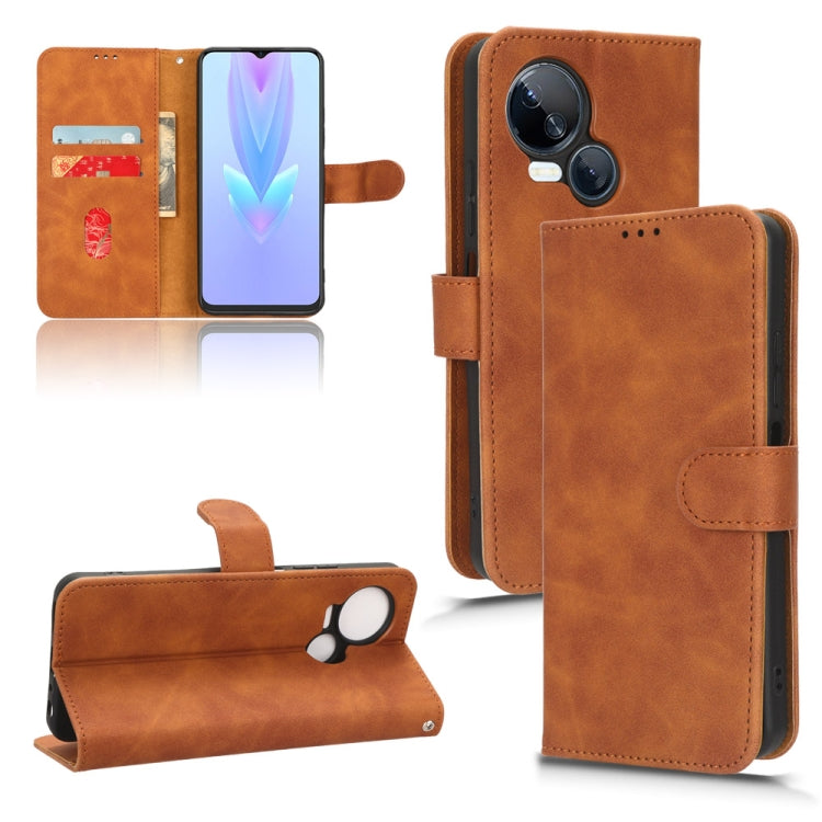 Skin Feel Magnetic Flip Leather Phone Case, For TECNO Spark 10 5G, For Doogee X97 / X97 Pro, For Infinix Hot 30 Play