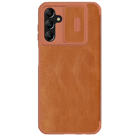 NILLKIN QIN Series Pro Sliding Camera Cover Design Leather Phone Case, For Samsung Galaxy A14 4G
