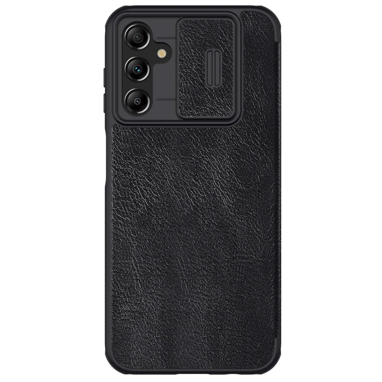 Coque de téléphone en cuir NILLKIN QIN Series Pro avec cache-caméra coulissant, pour Samsung Galaxy A14 4G