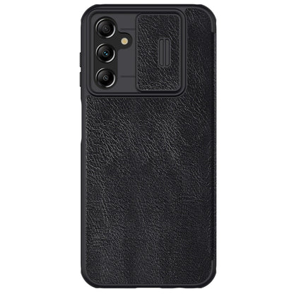 Coque de téléphone en cuir NILLKIN QIN Series Pro avec cache-caméra coulissant, pour Samsung Galaxy A14 4G