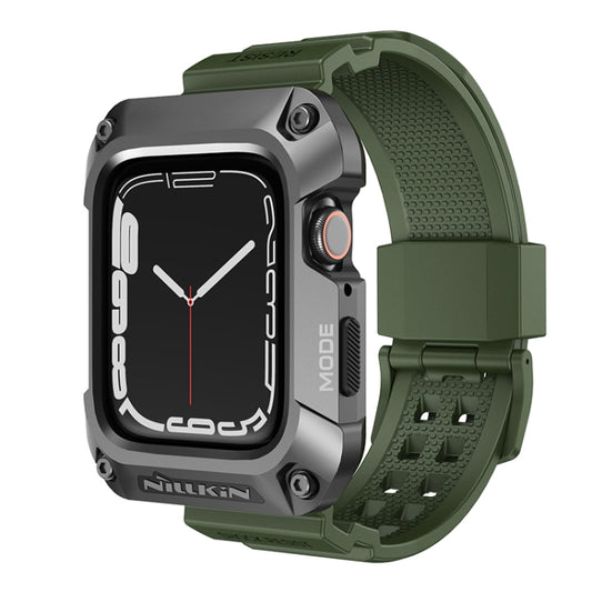 NILLKIN Ruidong Series Alloy + TPU Integrated Watch Band, For Apple Watch Series 8&7 45mm