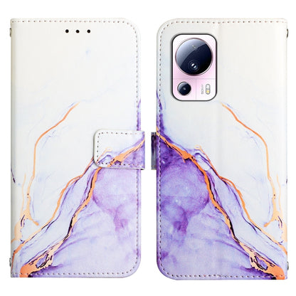 PT003 Marble Pattern Flip Leather Phone Case, For Xiaomi 13 Lite 5G, For Xiaomi 13 Pro, For Xiaomi Poco X5 Pro 5G