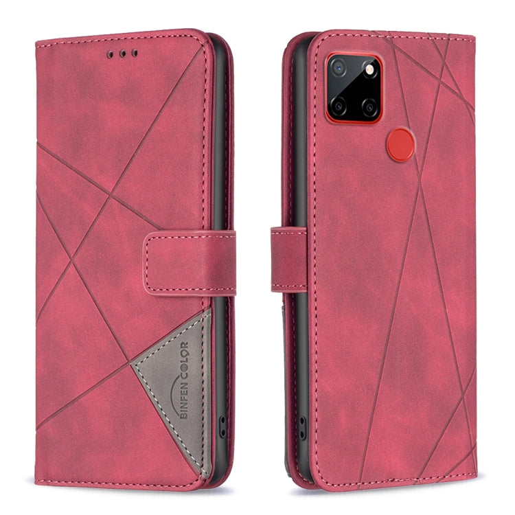 Magnetic Buckle Rhombus Texture Leather Phone Case, For Nokia C12, For Nokia C22, For Nokia C32, For Realme C33, For Motorola Edge 40 Pro 5G / Moto X40