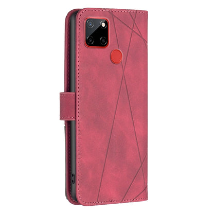 Magnetic Buckle Rhombus Texture Leather Phone Case, For Nokia C12, For Nokia C22, For Nokia C32, For Realme C33, For Motorola Edge 40 Pro 5G / Moto X40