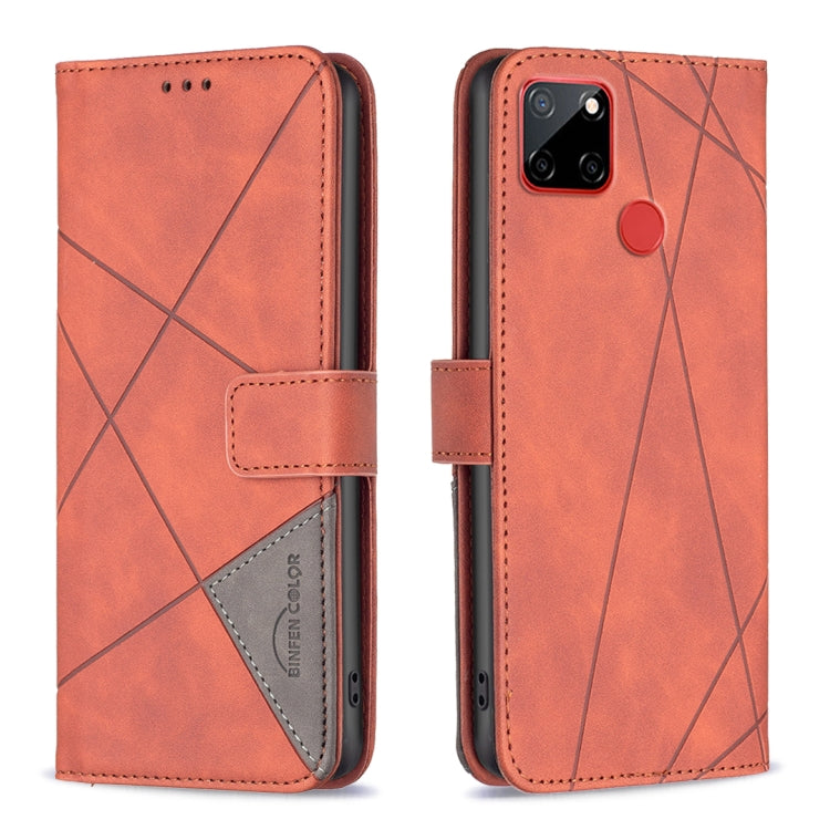 Magnetic Buckle Rhombus Texture Leather Phone Case, For Nokia C12, For Nokia C22, For Nokia C32, For Realme C33, For Motorola Edge 40 Pro 5G / Moto X40
