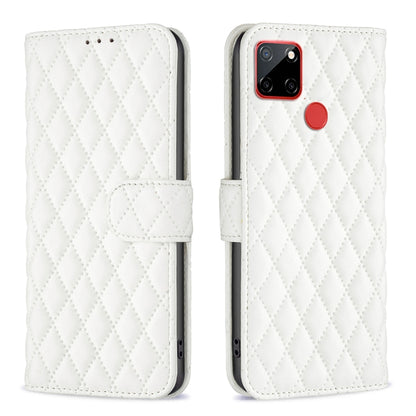 Diamond Lattice Wallet Flip Leather Phone Case, For Nokia C12, For Nokia C22, For Nokia C32, For Realme C33, For Motorola Edge 40 Pro 5G / Moto X40