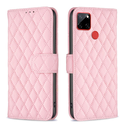 Diamond Lattice Wallet Flip Leather Phone Case, For Nokia C12, For Nokia C22, For Nokia C32, For Realme C33, For Motorola Edge 40 Pro 5G / Moto X40