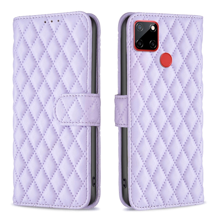 Diamond Lattice Wallet Flip Leather Phone Case, For Nokia C12, For Nokia C22, For Nokia C32, For Realme C33, For Motorola Edge 40 Pro 5G / Moto X40