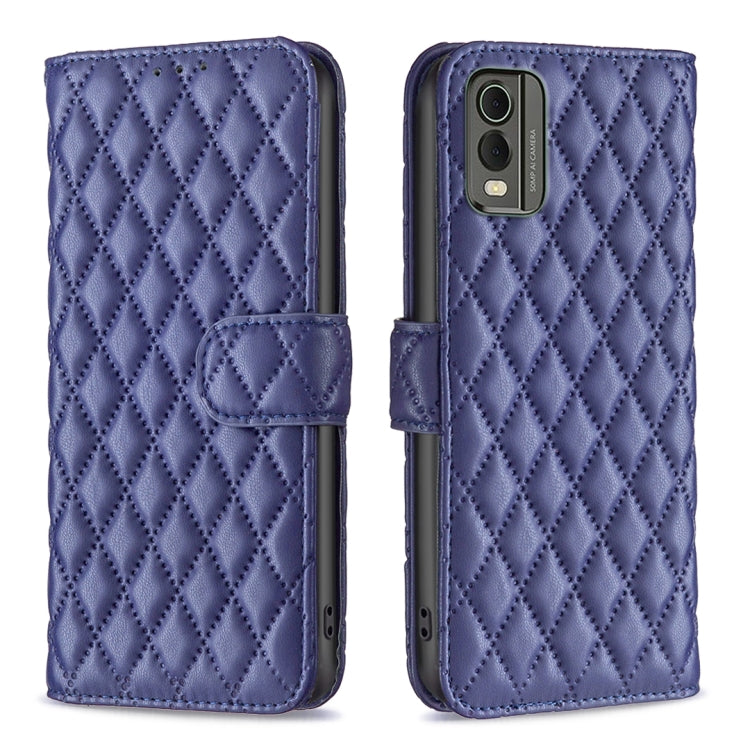 Diamond Lattice Wallet Flip Leather Phone Case, For Nokia C12, For Nokia C22, For Nokia C32, For Realme C33, For Motorola Edge 40 Pro 5G / Moto X40