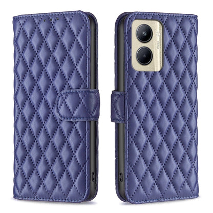 Diamond Lattice Wallet Flip Leather Phone Case, For Nokia C12, For Nokia C22, For Nokia C32, For Realme C33, For Motorola Edge 40 Pro 5G / Moto X40