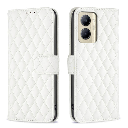 Diamond Lattice Wallet Flip Leather Phone Case, For Nokia C12, For Nokia C22, For Nokia C32, For Realme C33, For Motorola Edge 40 Pro 5G / Moto X40