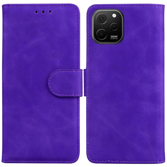 Skin Feel Pure Color Flip Leather Phone Case, For Huawei nova Y61 / Enjoy 50z, For Nokia G22, For Realme C55, For Samsung Galaxy M14, For Google Pixel 8, For Google Pixel 8 Pro, For Honor X5, For Xiaomi 13 Lite / Civi 2
