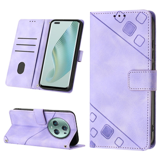Skin-feel Embossed Leather Phone Case, For Honor Magic5 Pro, For Motorola Moto G Stylus 5G 2023, For OnePlus Ace 2 5G / 11R 5G, For OPPO Find X6, For OPPO Find X6 Pro, For Realme C55, For Realme GT Neo 5 5G / GT3, For OPPO Reno8 T 4G Foreign           ...