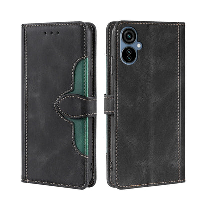 Skin Feel Magnetic Buckle Leather Phone Case, For Tecno Camon 18 / 18P, For Tecno Camon 19 / 19 Pro, For Tecno Camon 19 Neo, For Tecno Pop 6 Pro, For Tecno Pova 3, For Tecno Pova 4, For Tecno Pova 4 Pro, For Tecno Pova Neo 2                            ...
