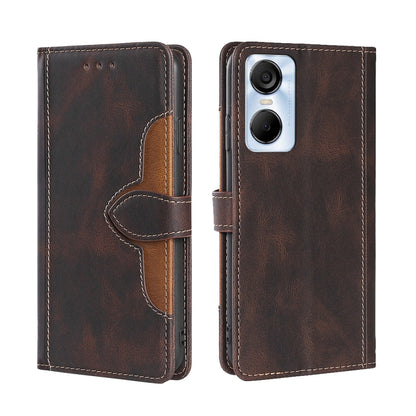 Skin Feel Magnetic Buckle Leather Phone Case, For Tecno Camon 18 / 18P, For Tecno Camon 19 / 19 Pro, For Tecno Camon 19 Neo, For Tecno Pop 6 Pro, For Tecno Pova 3, For Tecno Pova 4, For Tecno Pova 4 Pro, For Tecno Pova Neo 2                            ...