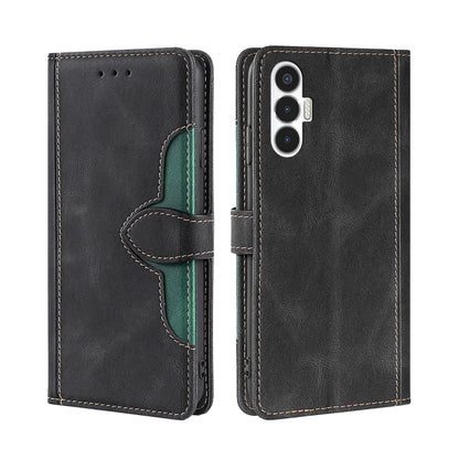 Skin Feel Magnetic Buckle Leather Phone Case, For Tecno Camon 18 / 18P, For Tecno Camon 19 / 19 Pro, For Tecno Camon 19 Neo, For Tecno Pop 6 Pro, For Tecno Pova 3, For Tecno Pova 4, For Tecno Pova 4 Pro, For Tecno Pova Neo 2                            ...