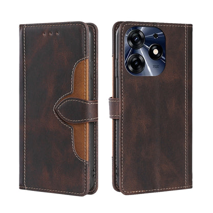 Skin Feel Magnetic Buckle Leather Phone Case, For Tecno Camon 18 / 18P, For Tecno Camon 19 / 19 Pro, For Tecno Camon 19 Neo, For Tecno Pop 6 Pro, For Tecno Pova 3, For Tecno Pova 4, For Tecno Pova 4 Pro, For Tecno Pova Neo 2                            ...